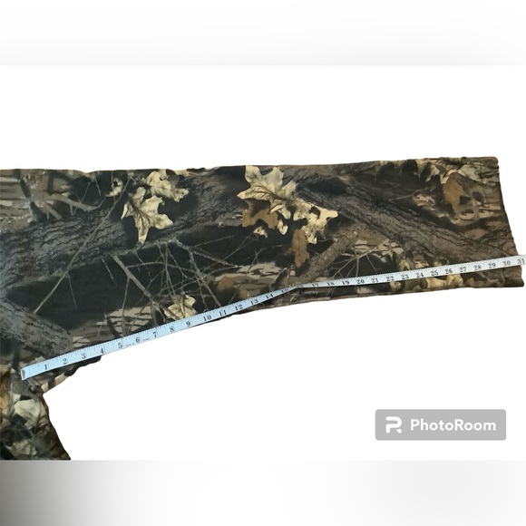 Vintage Wolf Mountain Hunting Wear by Key Camouflage Bib Overalls - Picture 9 of 10